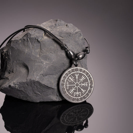 Vegvisir Yggdrasil Shungite Necklace | Norse Viking Mythology 2