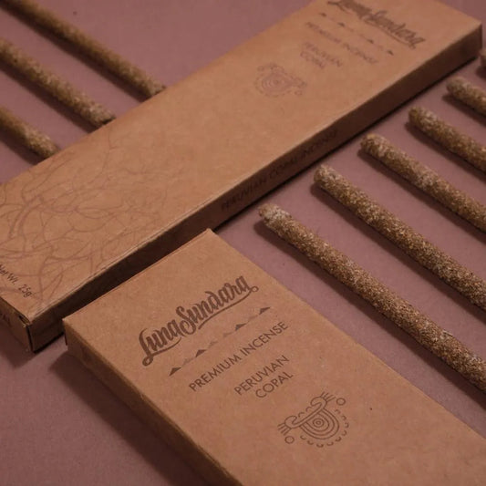 Grey Copal Hand Rolled Incense Sticks | 100% Wild Peruvian Copal