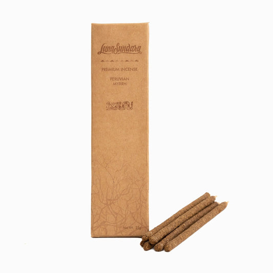 Myrrh Hand Rolled Incense Sticks | 100% Wild Peruvian Myrrh