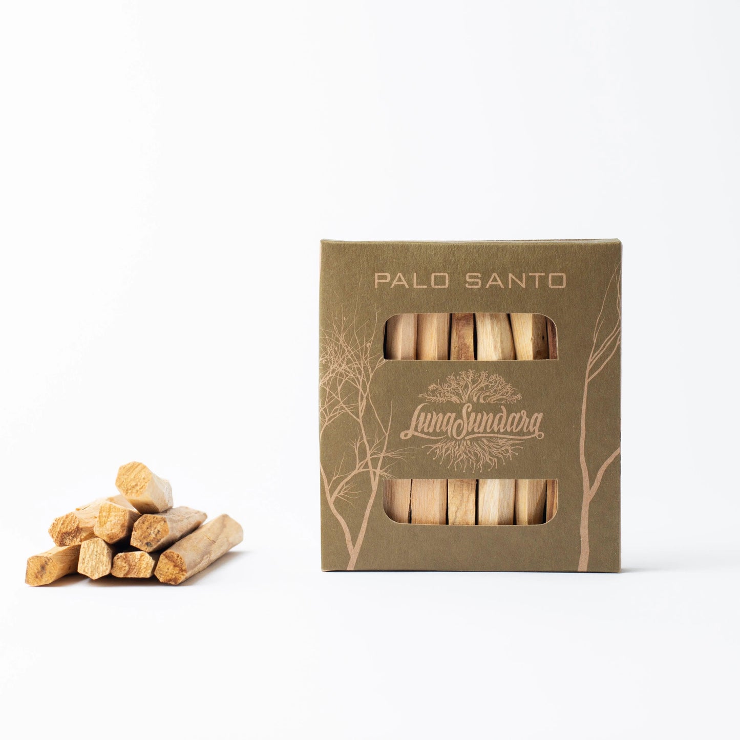 Palo Santo Smudging Sticks, Peru, Single Pack (8 Sticks)