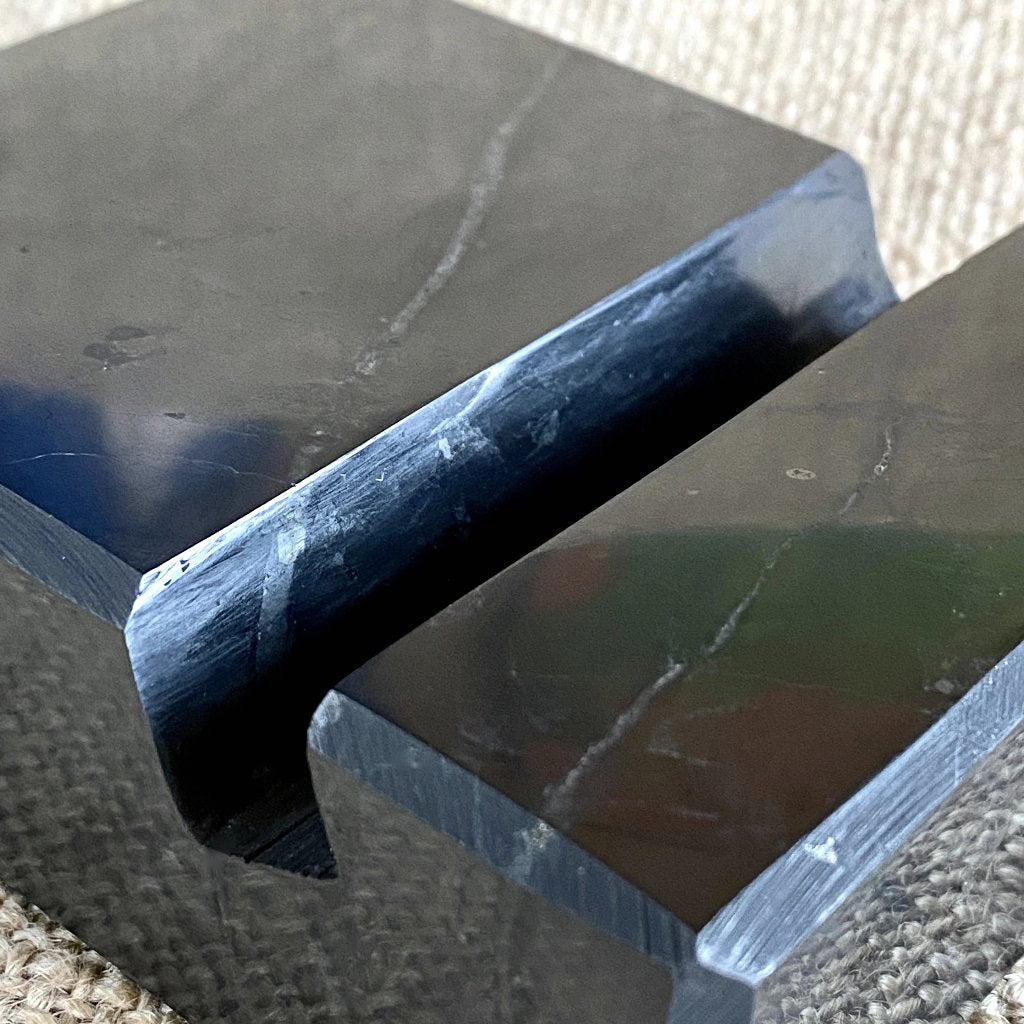 Genuine Black Shungite Cell Phone Stand