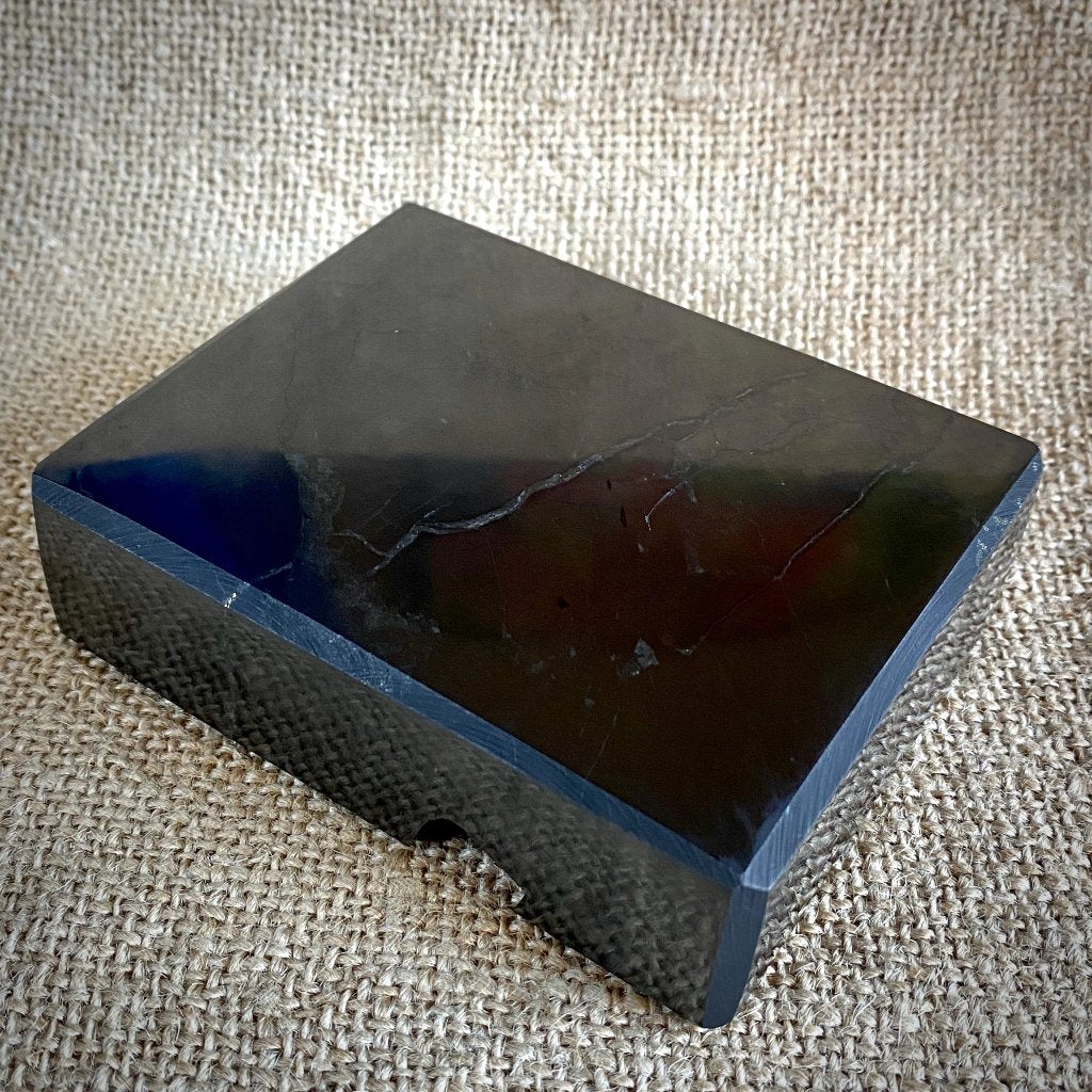 Genuine Black Shungite Cell Phone Stand