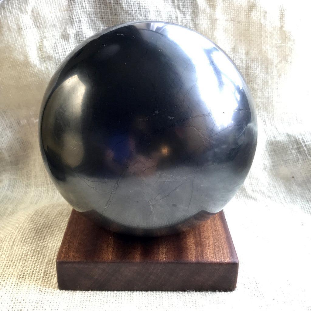 huge-shungite-sphere-150mm-6-inches - Shungite Queen