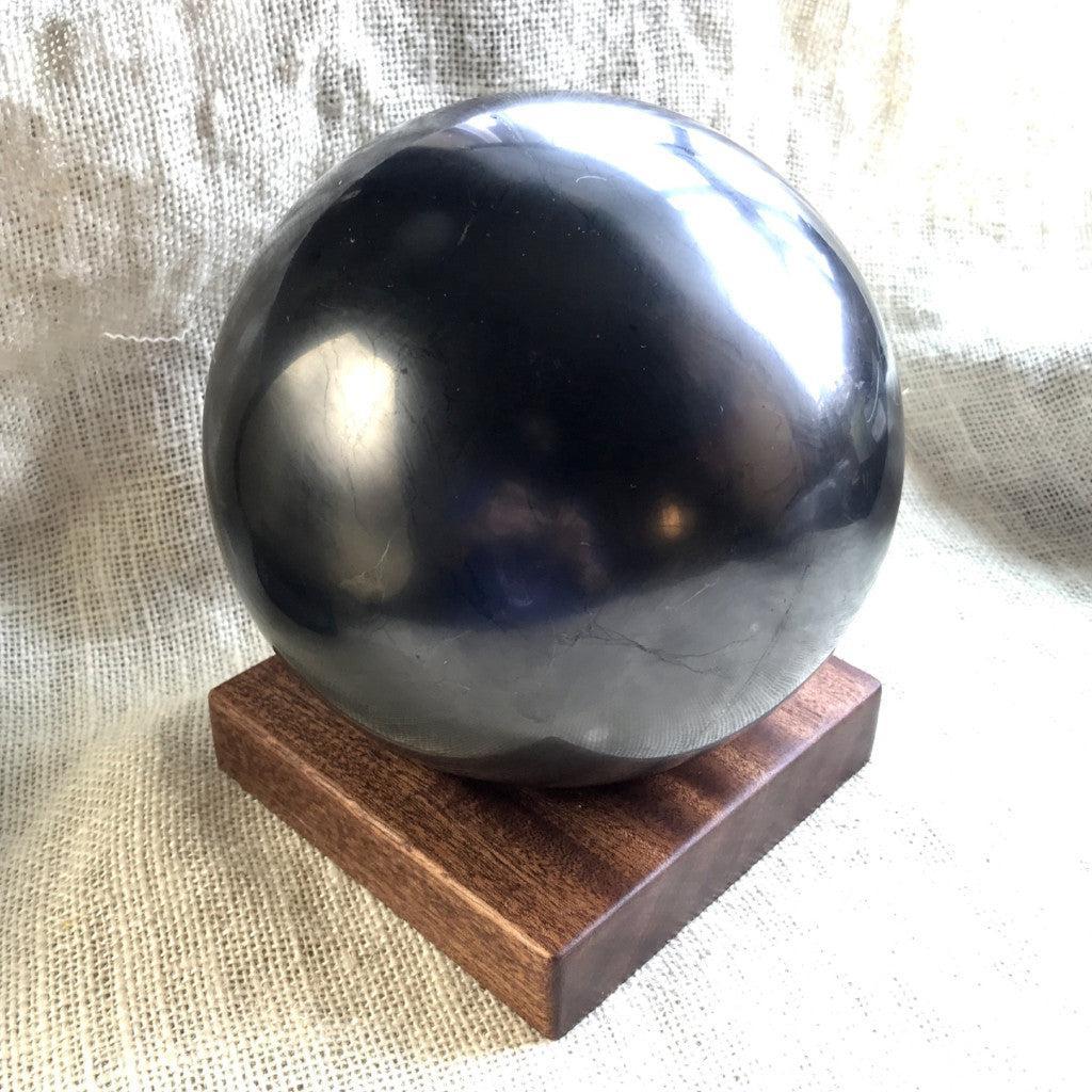 huge-shungite-sphere-150mm-6-inches - Shungite Queen