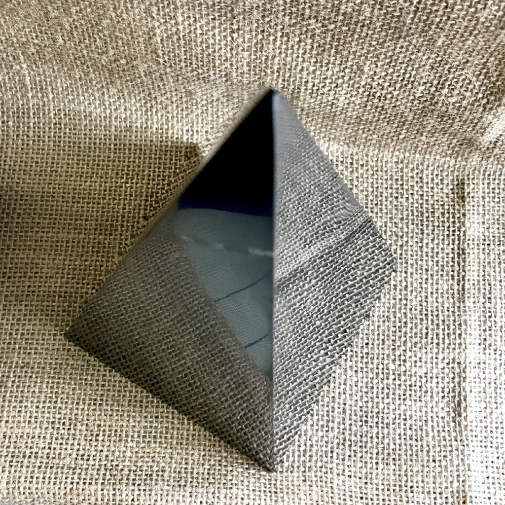 High Shungite Pyramid, 100mm Base (4 Inches Square), EMF Protection - A Real Stunner - Shungite Queen