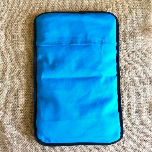 Shungite Healing Pad With Protective Canvas Cover, Medium, Blue - Shungite Queen